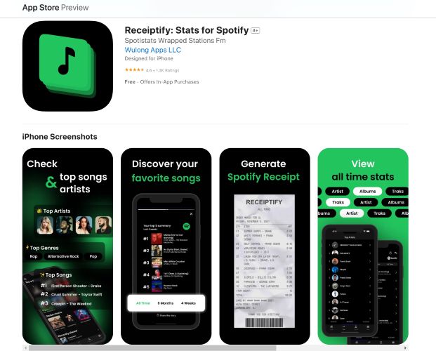 Receiptify-App | Spotify Receiptify auf Deutsch
